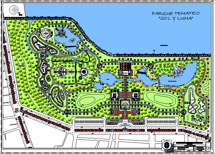 Theme Park LAy-out Detail