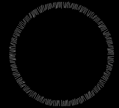 Tree Top View CAD Drawing is Provided in This CAD File for Design
