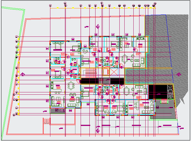 Furniture Layout of Flat