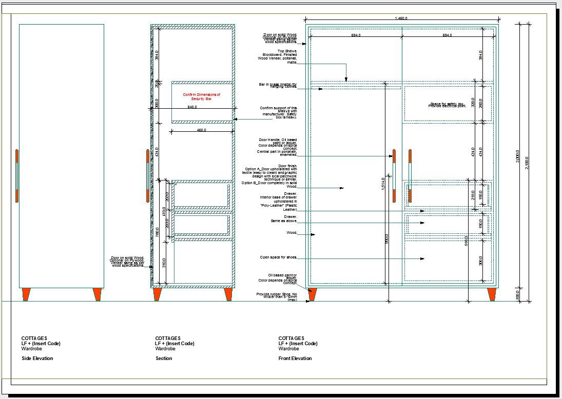 Modern Cupboard Design AutoCAD DWG File Download