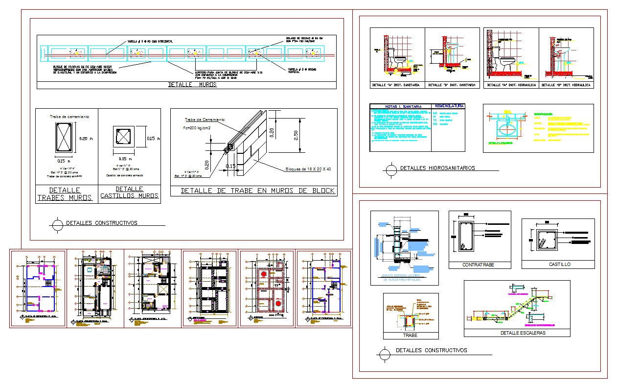 House detail DWG file