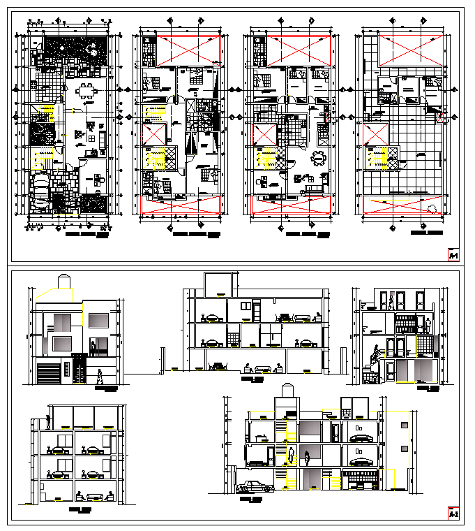 3 Floor Residential apartment 