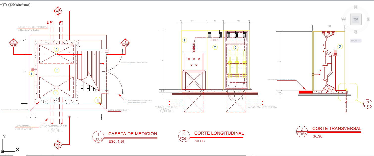 Mesuration stall cabin Plan