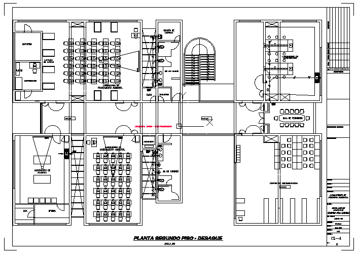 Second floor plan Environmental engineering laboratories design