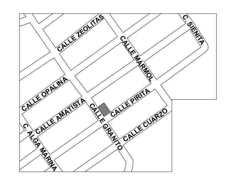 9x14m Site Location Map AutoCAD DWG for Design Planning