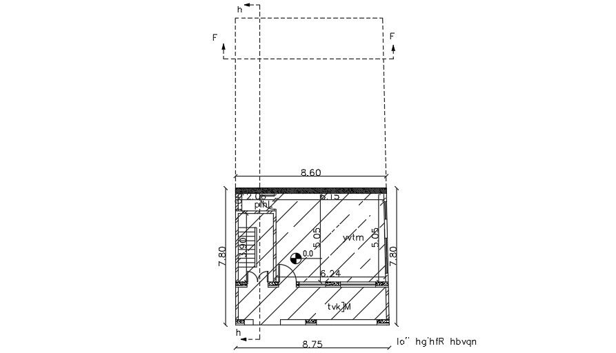 9x18 Meter Apartment Ground Floor Plan CAD DWG File