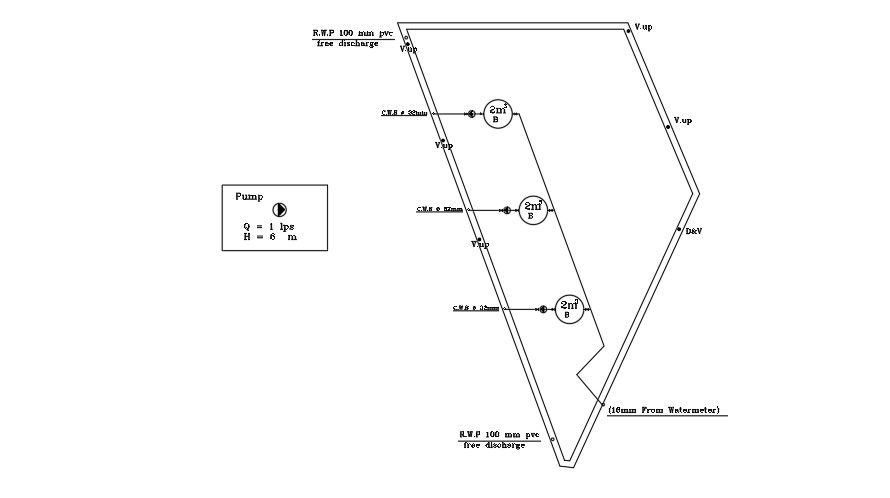 9x18m storehouse water line discharge detail drawing download now