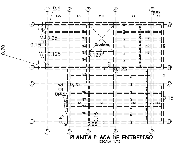 9x8m house plan entrepiso AutoCAD drawing i