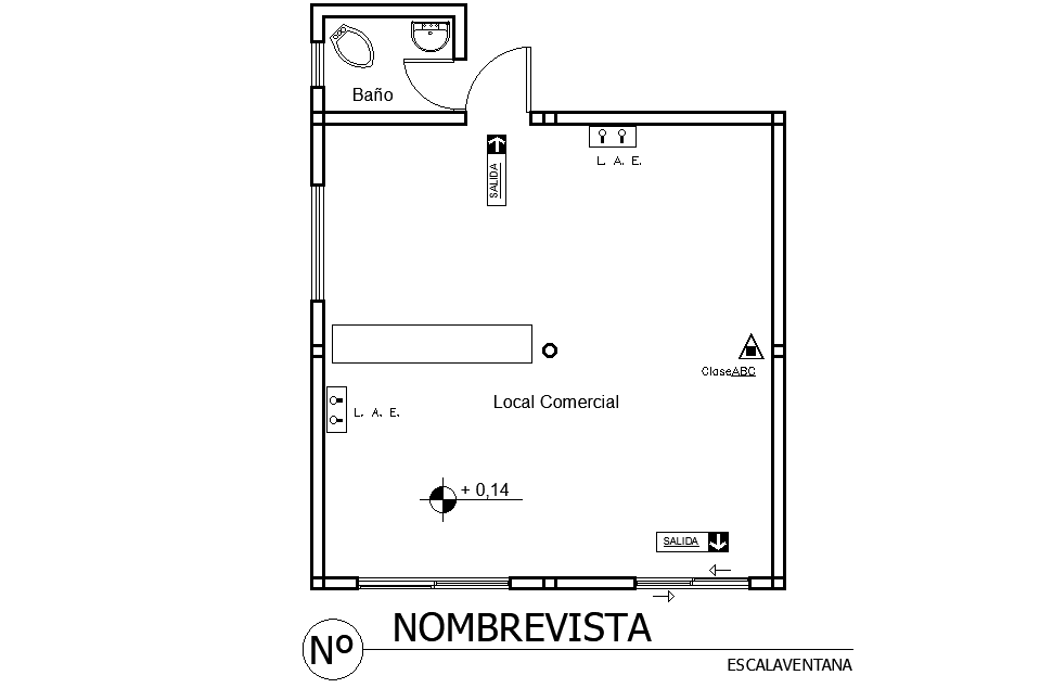 9x9m roof plan of commercial building is given in this Autocad drawing file.