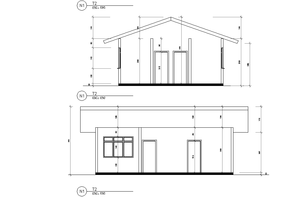 A detail in section deposits of inputs for industry installation detail dwg file