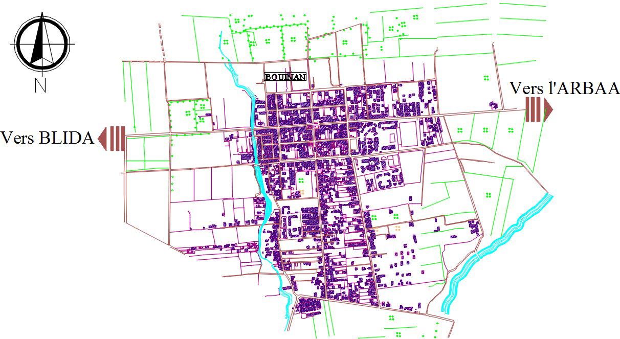 2D AutoCAD Area Development Drawing for Planning Projects