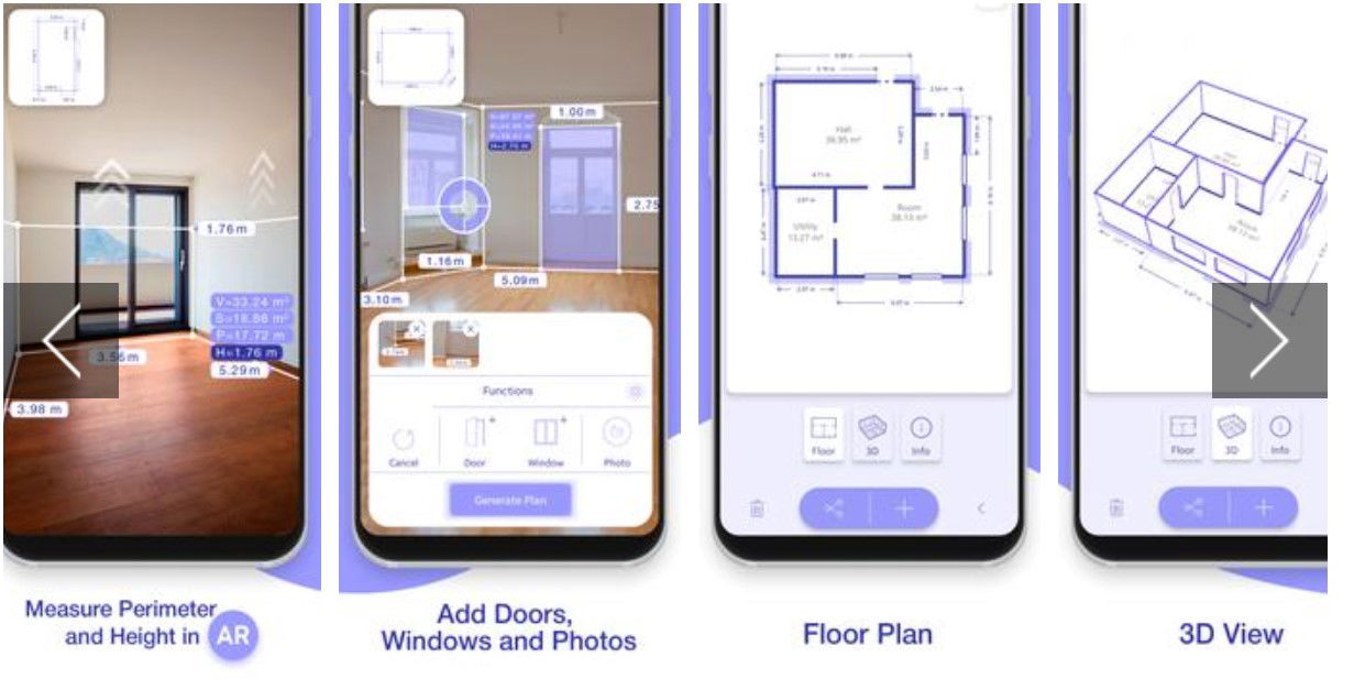 AR Plan 3D Tape Measure – Create 2D & 3D Floor Plans