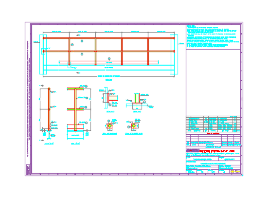 ATFD structure of the railing drawing