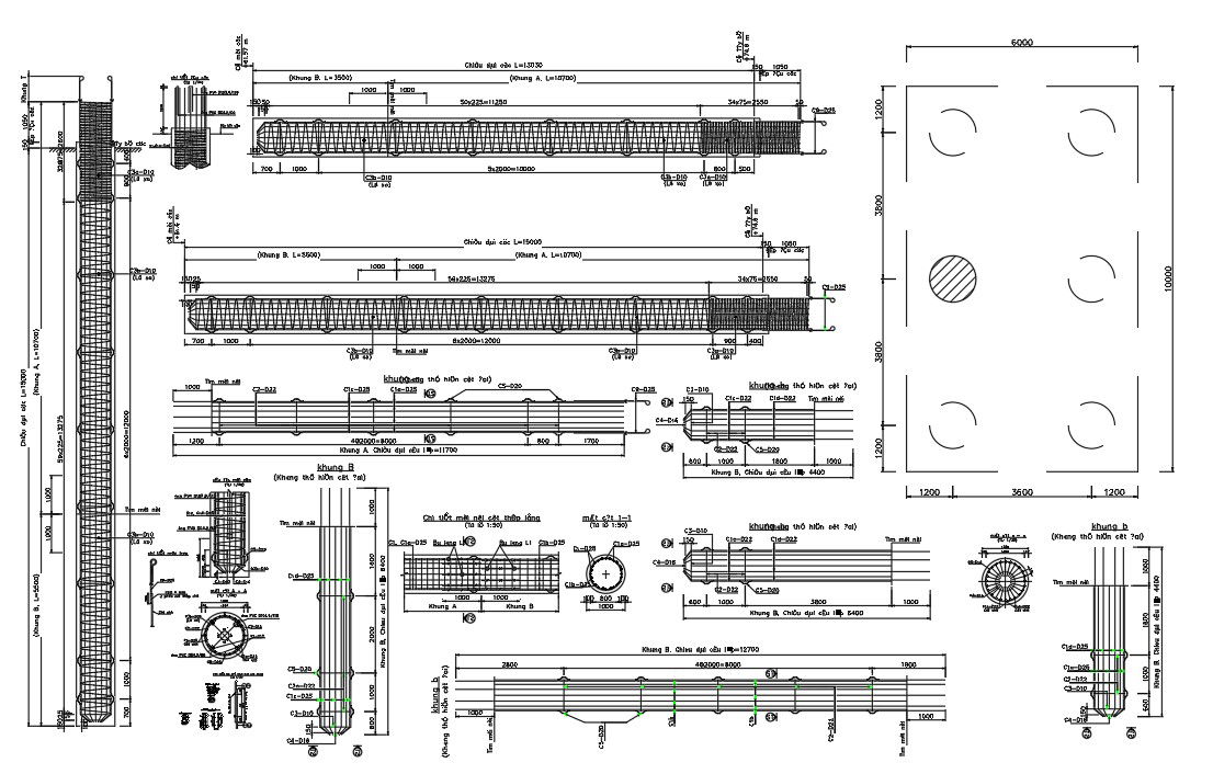 AUTOCAD Drawing of the gives the Details of Drilling.Download the AutoCAD 2D DWG file.