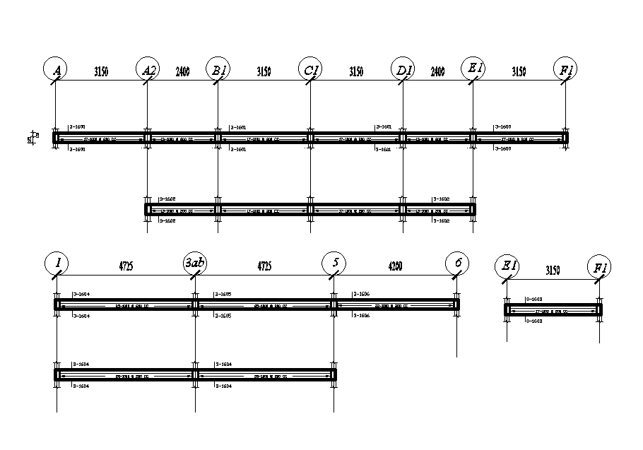 A beam detail is given for 18x14m house plan is given in this Autocad drawing file.Download now.
