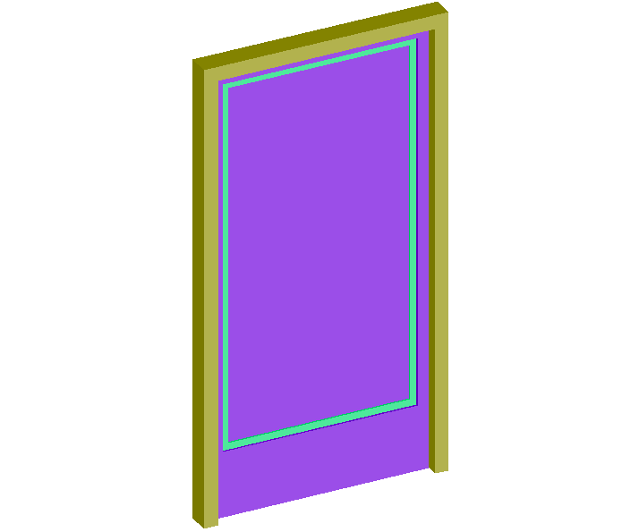 Access door 3d design view