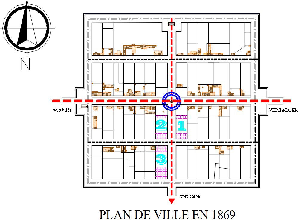 A city regional route CAD drawing 