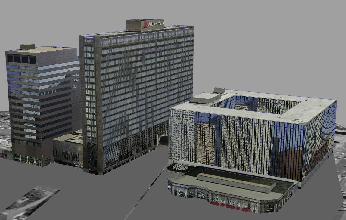 Adams Mark Hotel Design Details and Layout in AutoCAD Drawing File