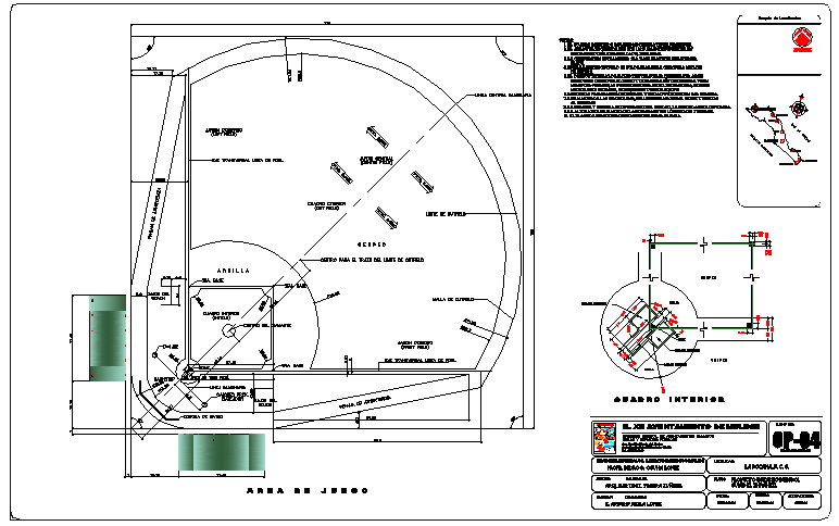Admin government building floor plan details dwg file