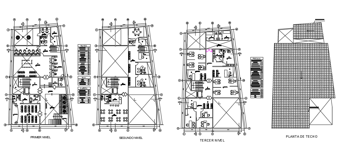 Administrative building city layout plan 