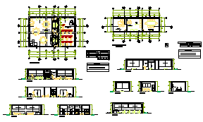 Administrative offices design drawing
