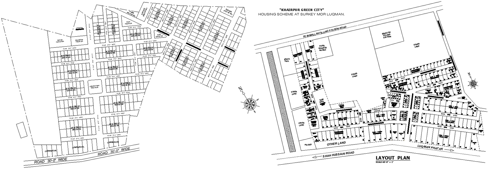 Advanced Residential Plotting Scheme Layout DWG | Cadbull