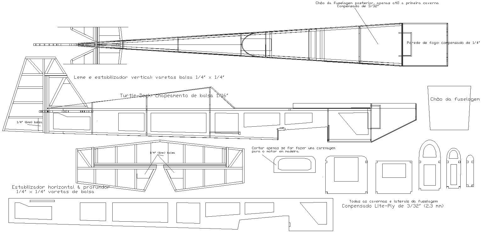 Aeronautics Flight Design with Wings DWG AutoCAD Drawing