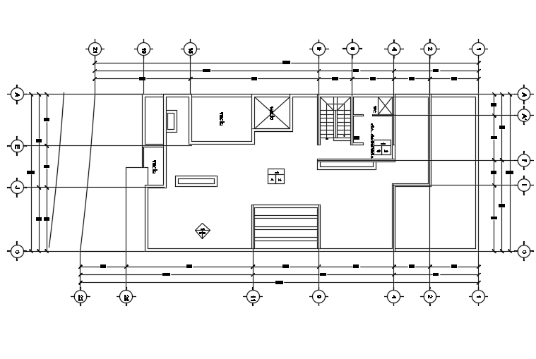 A finished view of the 24x10m architecture two story roof floor house plan
