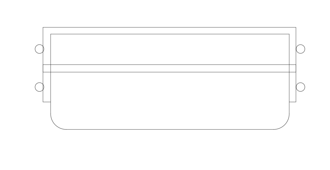Air-Conditioner Electrical CAD Block Elevation Drawing