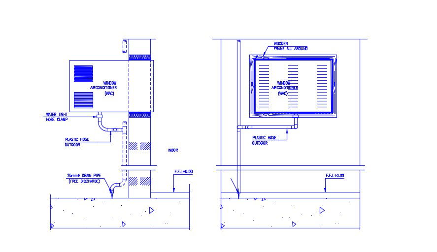 Air-Conditioner Vent Design AutoCAD File Download