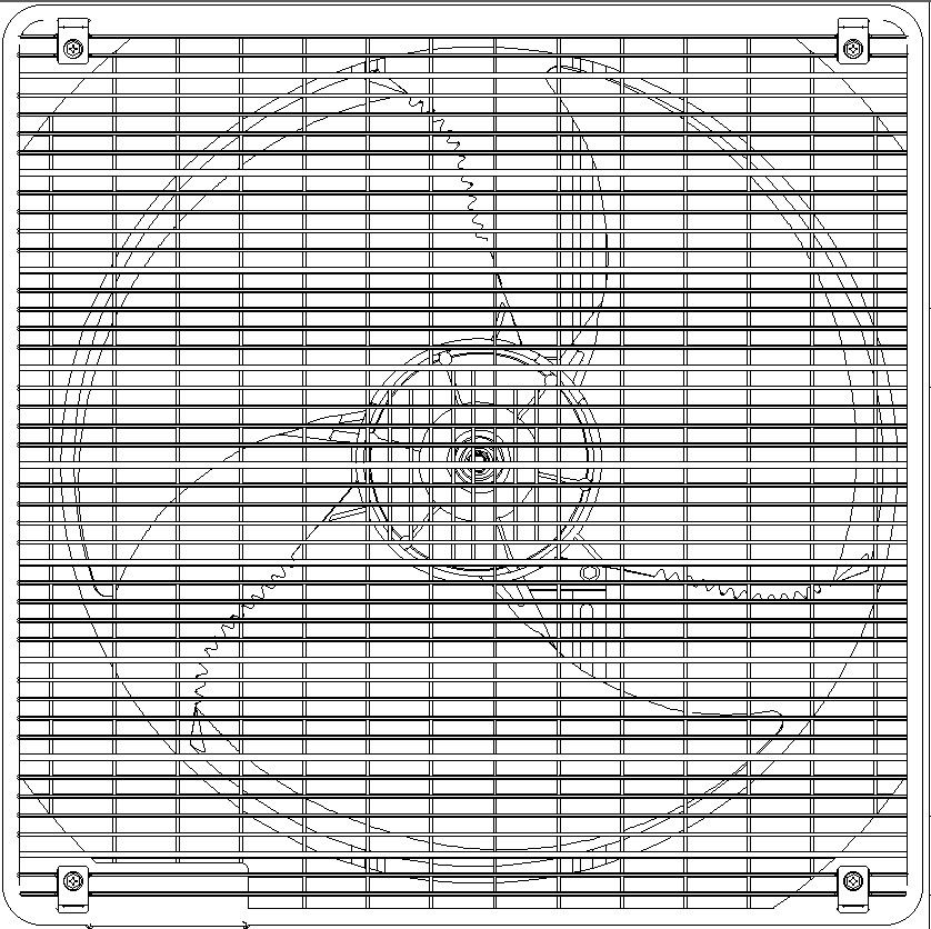 Air Compressor fan Drawing.