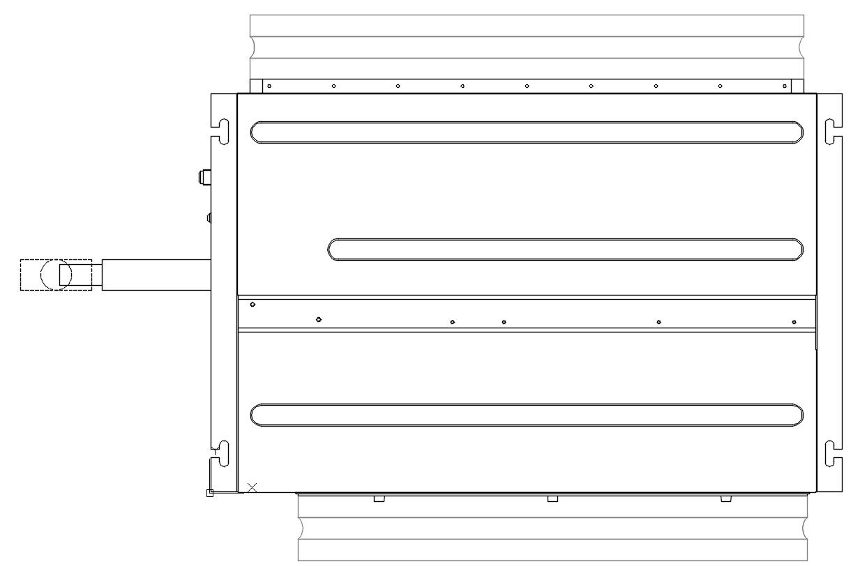 Air conditioner compressor design CAD drawing, AutoCAD 2D drawing, dwg file