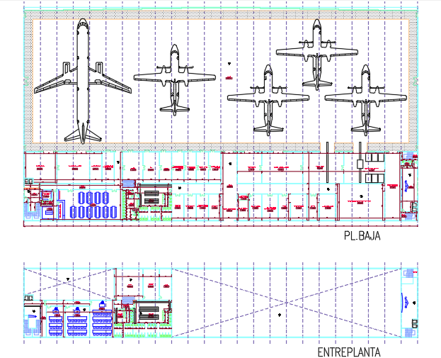 Aircraft maintenance hangar