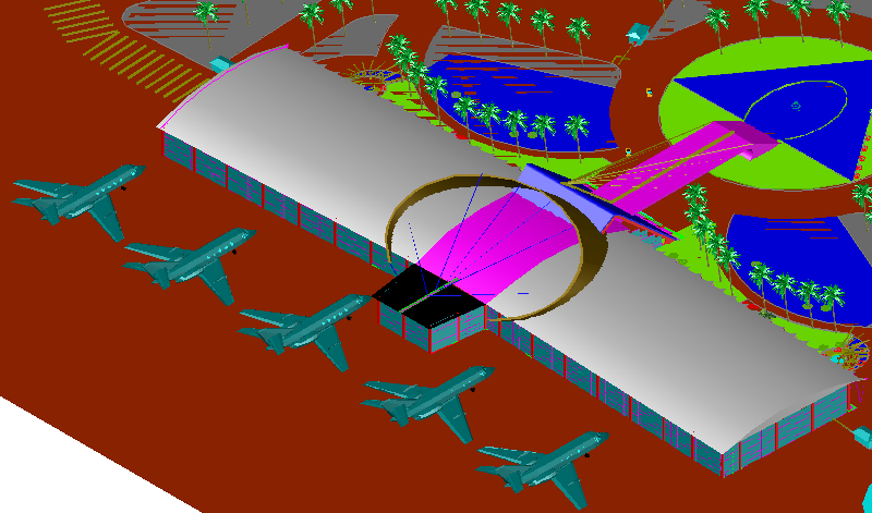 Airport 3d design