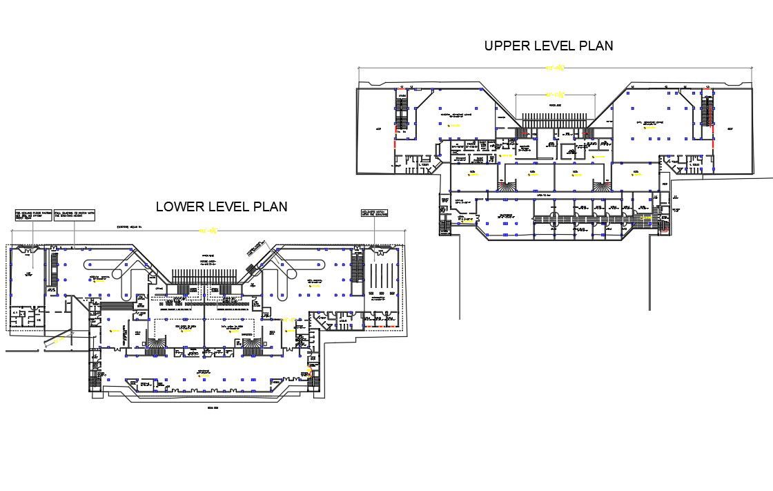 Airport Ground Floor Plan With AutoCAD File