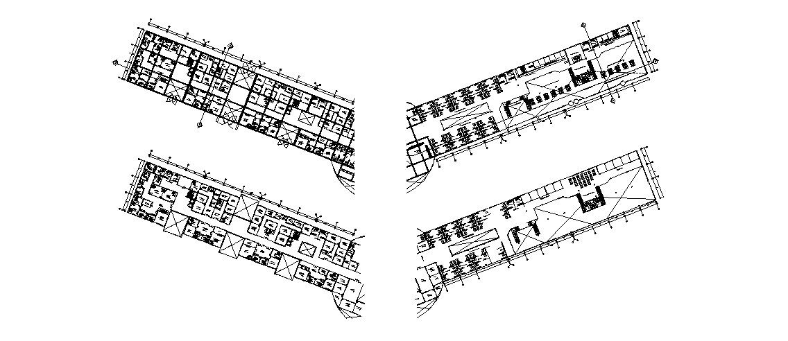Airport terminal floors layout plan cad drawing details dwg file