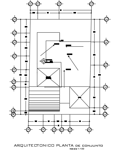 A layout of the 10x15m architecture roof plan cad drawing is given in this file