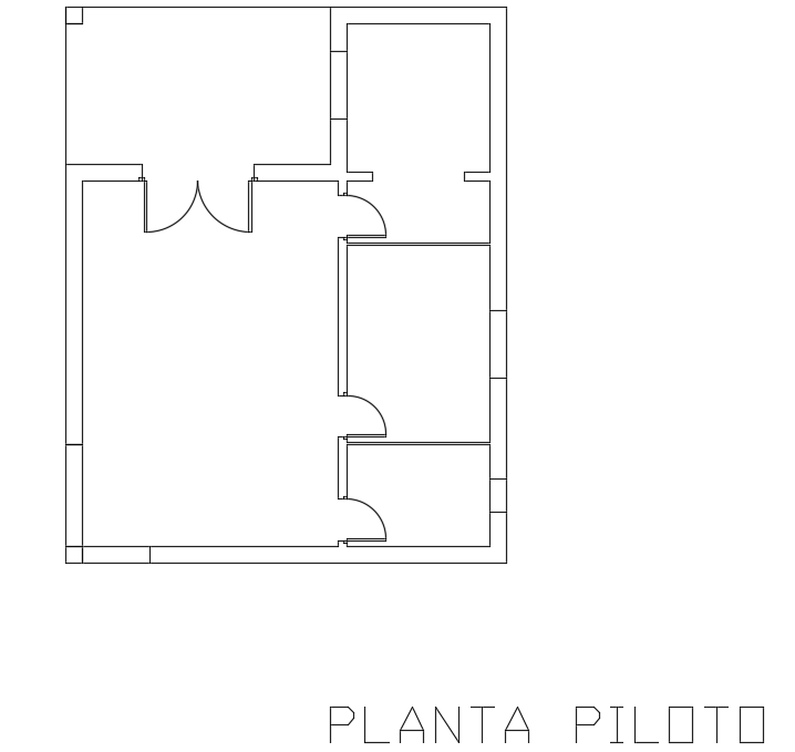 10x8m 1BHK House AutoCAD Drawing with Complete Layout