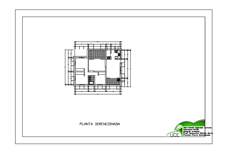 A layout of the 12x10m house plan CAD drawing