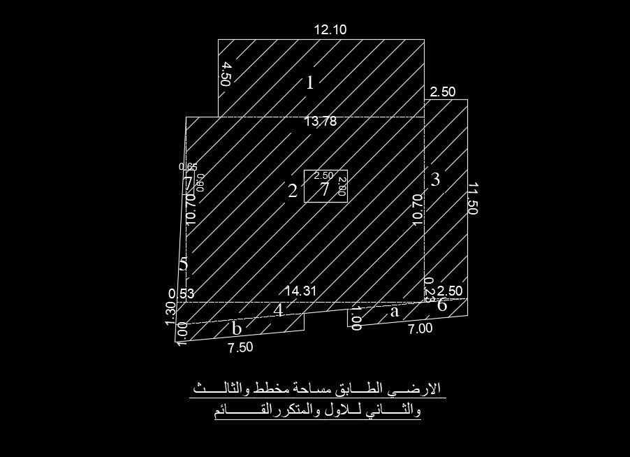A layout of the 12x18m house plan Download now