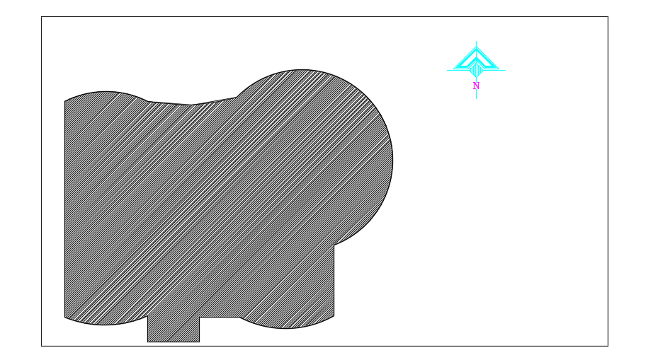 A layout of the 13x7m wonderful villa plan AutoCAD drawing