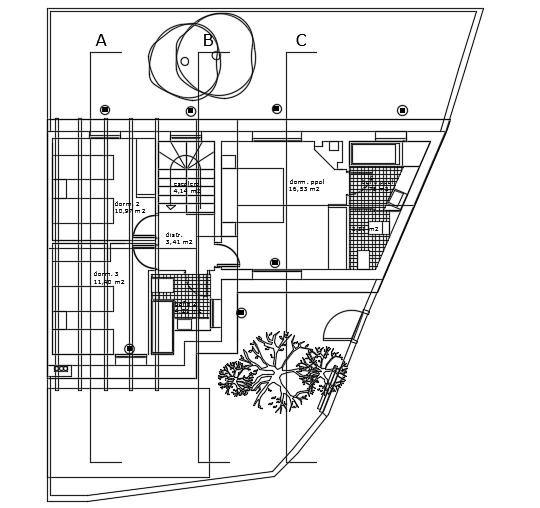 14x12m Architecture House Layout CAD Drawing for Residential Design