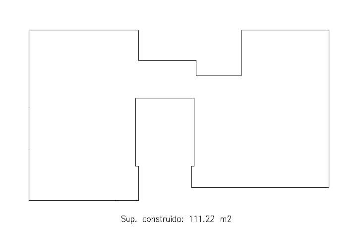 A layout of the 16x9m architecture two story house first floor plan cad drawing
