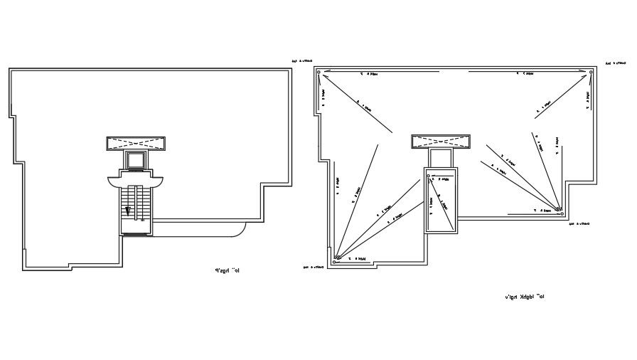 A layout of the 25x18m apartment plan