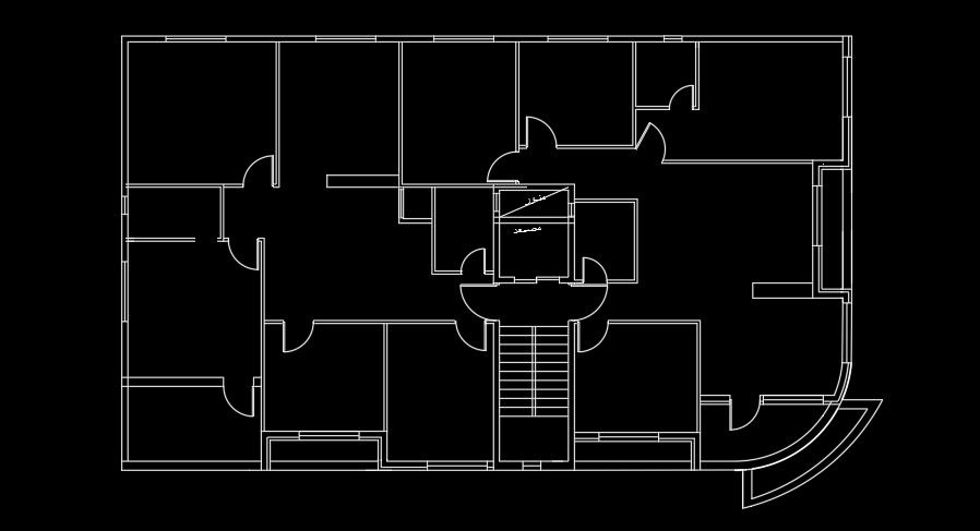 A layout of the 60x40 feet house plan AutoCAD drawing is given in this file
