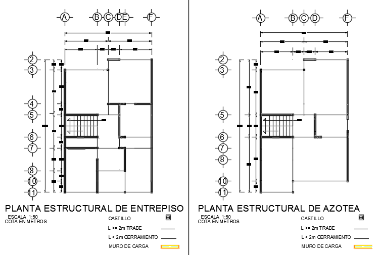 A layout of the 8x12m two story house plan cad 2d drawing