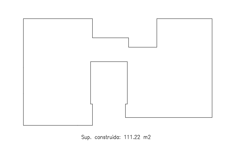 A layout of the Architecture 5bhk first floor house plan AutoCAD 2D drawing