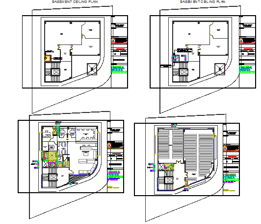All floor plan architecture layout plan details of house dwg file