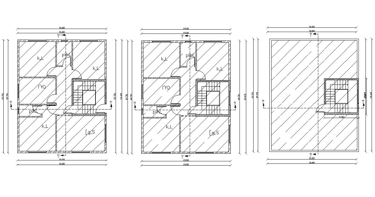 All Floor Plan Of House Building Design AutoCAD File