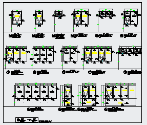 Aluminium door window detail design drawing